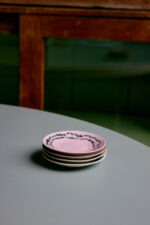 Saucers, Doodle 70s ceramics - set of 4 - Afbeelding 2