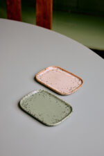 Small trays Crayon 70s ceramics - set of 2 - Afbeelding 3