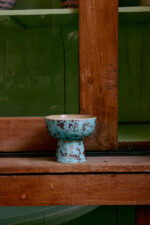 Tapas bowl on base S Patina 70s ceramics - Afbeelding 2