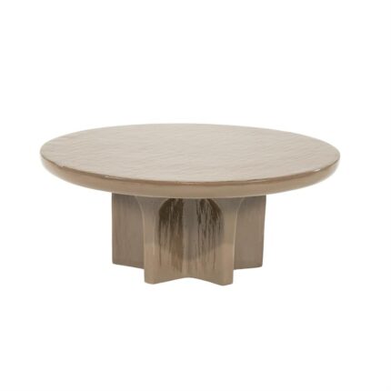 By-Boo Coffee table Circolo large - dark brown