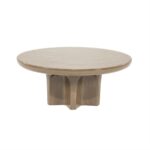 By-Boo Coffee table Circolo large - dark brown