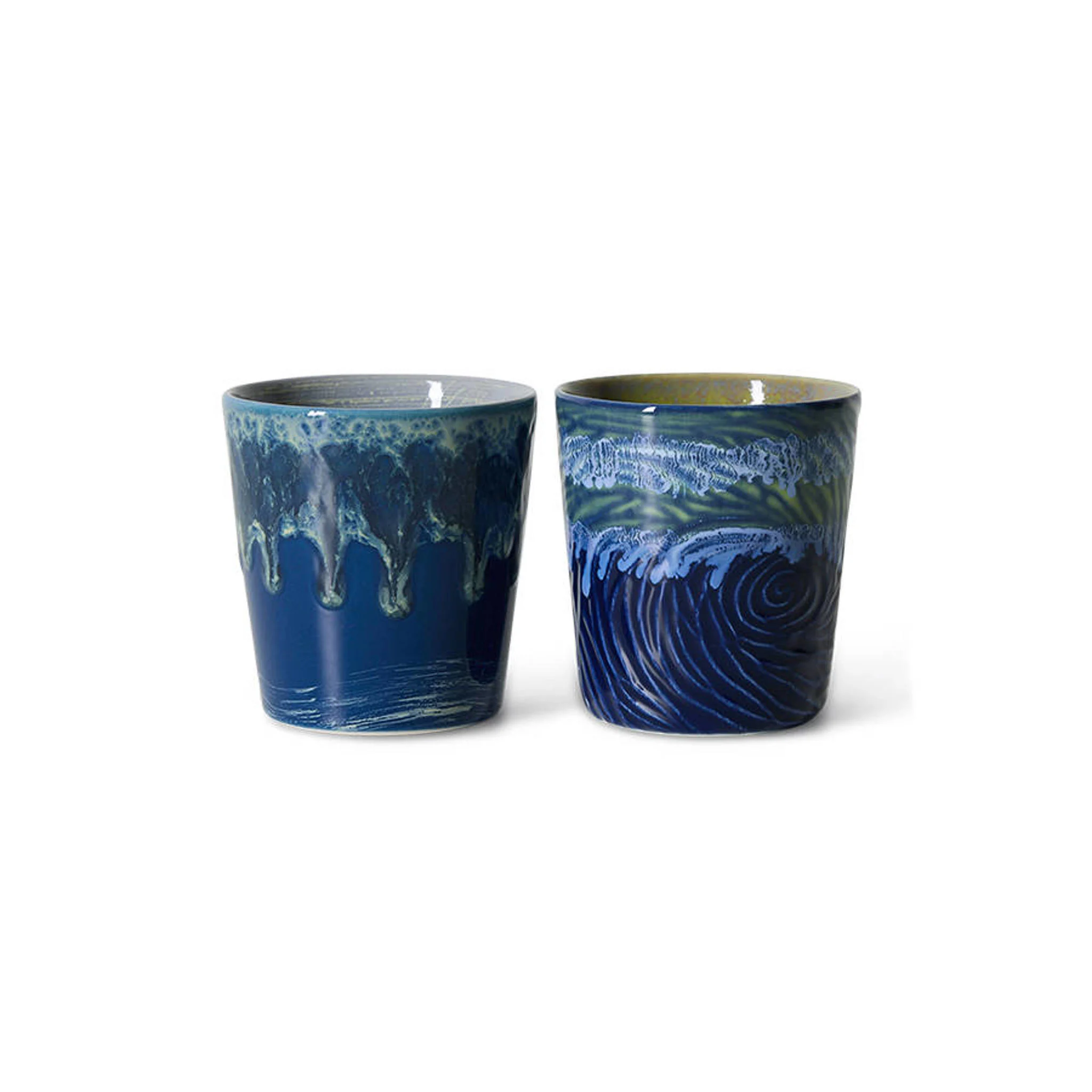 hkliving-van-gogh-koffiekopje-70s-o7-5-cm-180-ml-set-van-2-blauw-8718921085991 Coffee mugs Van Gogh Starry Night - set van 2 - Afbeelding 1