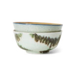 Ramen bowls Minimalist 70s ceramics – set of 2