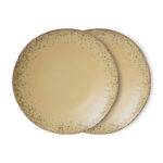 Dinner plates Grit 70s ceramics – set of 2