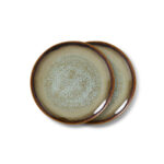 Dessert plates Contrast 70s ceramics - set of 2