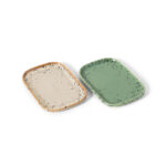 Small trays Crayon 70s ceramics - set of 2 - Afbeelding 2