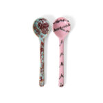 Serving spoons Sprinkle 70s ceramics - set of 2
