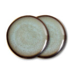 Side plates Contrast 70s ceramics – set of 2