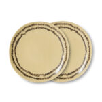 Side plates Vanilla 70s ceramics – set of 2