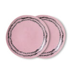 Side plates Bubble 70s ceramics – set of 2