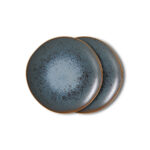 Dessert plates Mineral 70s ceramics - set of 2