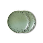 Dessert plates Fleck 70s ceramics - set of 2