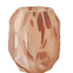Onyx votive pink kaarsenhouder