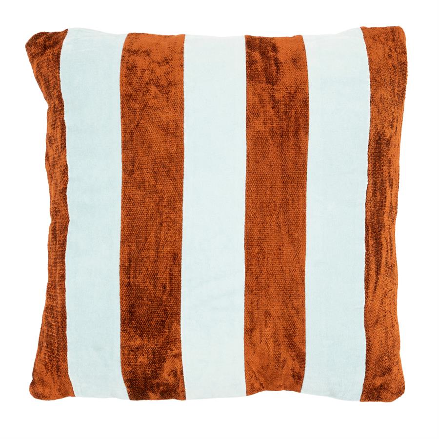By-Boo Stripey 45x45 cm - light blue / caramel By-Boo Stripey 45x45 cm - light blue / caramel