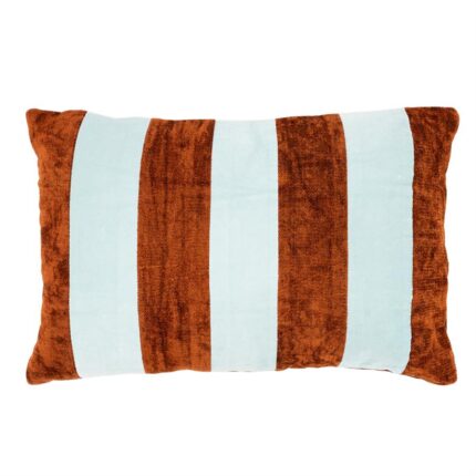 By-Boo Stripey 40x60 cm - light blue / caramel