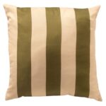Outdoor kussen Ana groen/beige 45x45 cm