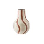 Rylie vaas stripe brown small