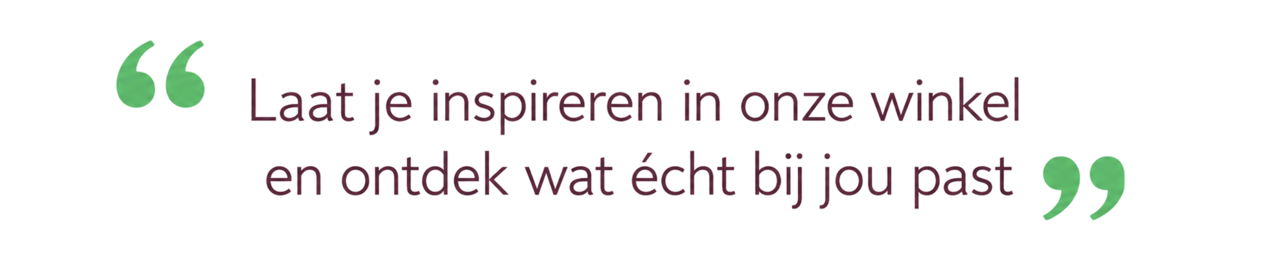 Laat je inspireren