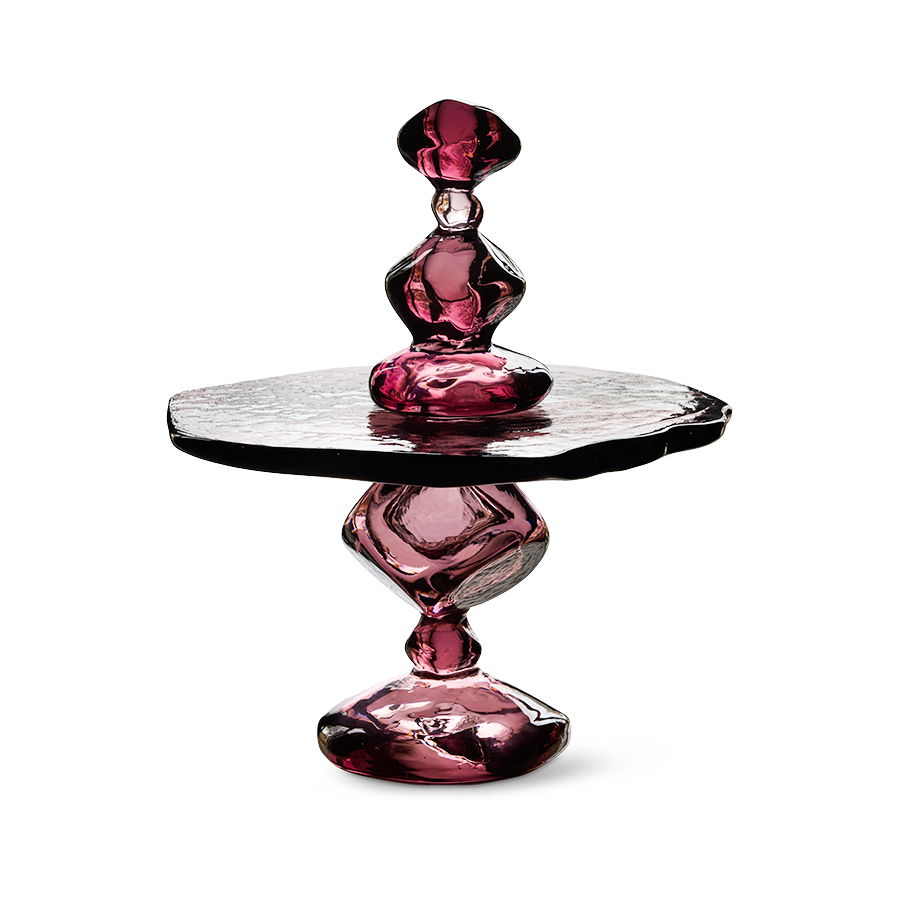 cake stand Jewel cake stand, amethyst Nienke Sikkema X HKLIVING - Afbeelding 1