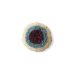 Fluffy cushion eye catcher 40x40cm