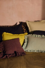 Linen cushion, lemongrass 50x30cm - Afbeelding 5