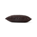 Woven cushion chocolate brown, 50x30cm - Afbeelding 3