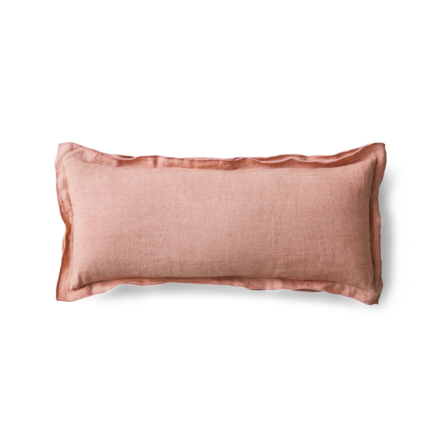 linen Linen cushion, magnolia 70x30cm - Afbeelding 1