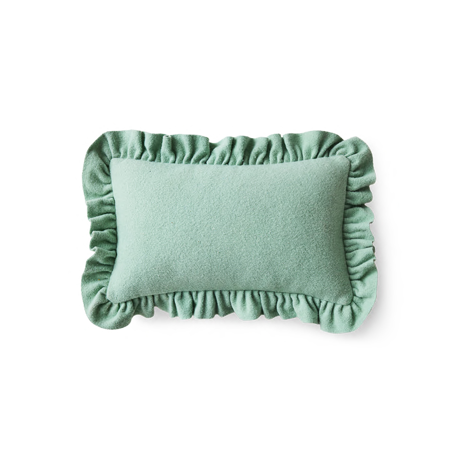 Felt cushion, mint 60x40cm