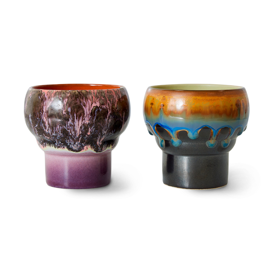ace7266_eg 70s ceramics: Lungo mugs Merge (set of 2) - Afbeelding 1