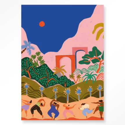 STEL ZELF SAMEN - Wanddeco Dancing In Paradise