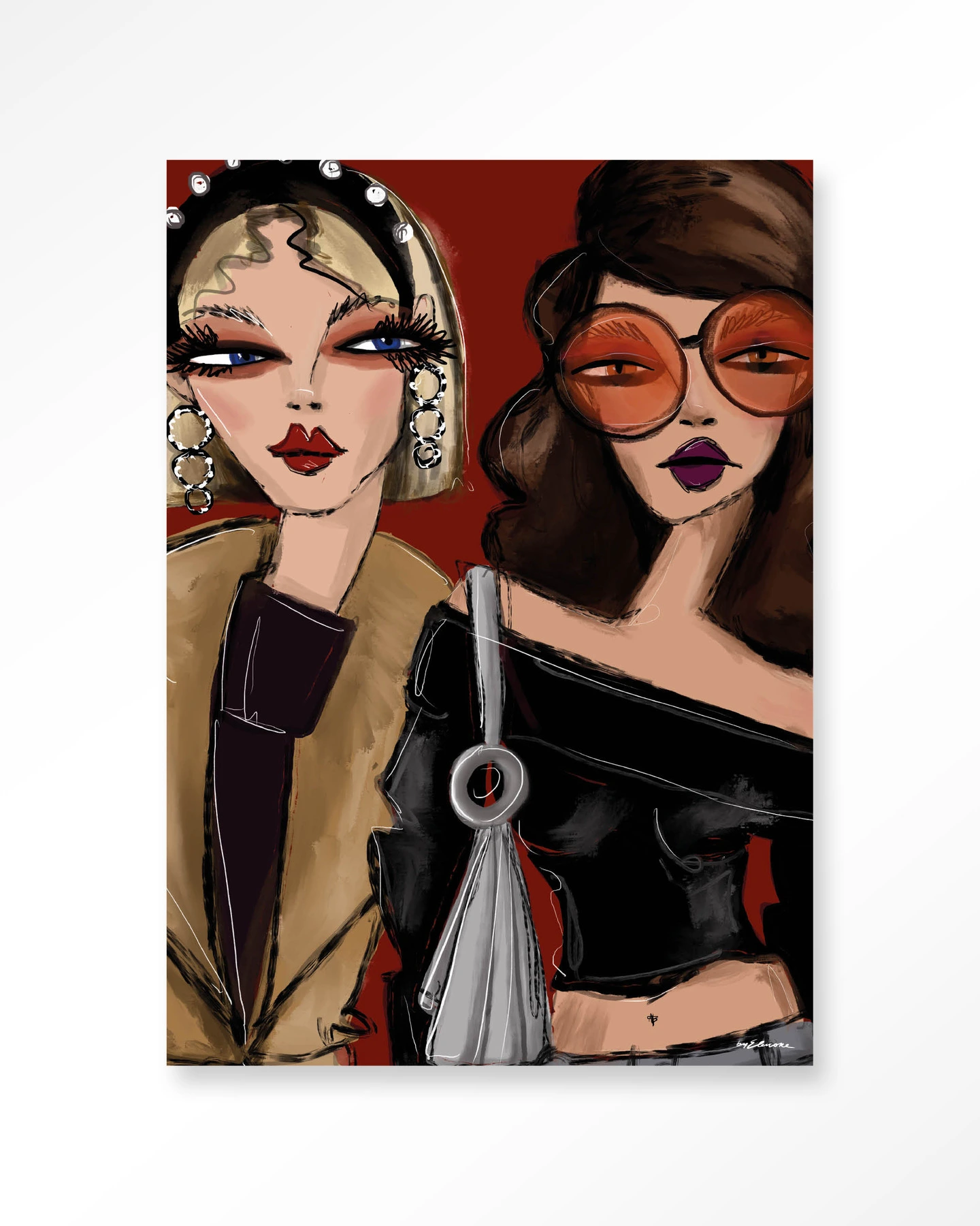 24064-fall-friends STEL ZELF SAMEN - Wanddeco Fall Friends - Afbeelding 1