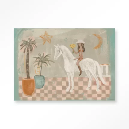 STEL ZELF SAMEN - Wanddeco Sunflower Rider