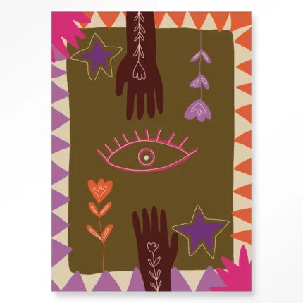 STEL ZELF SAMEN - Wanddeco Hands