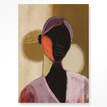 STEL ZELF SAMEN - Wanddeco Silhouette Lady 1