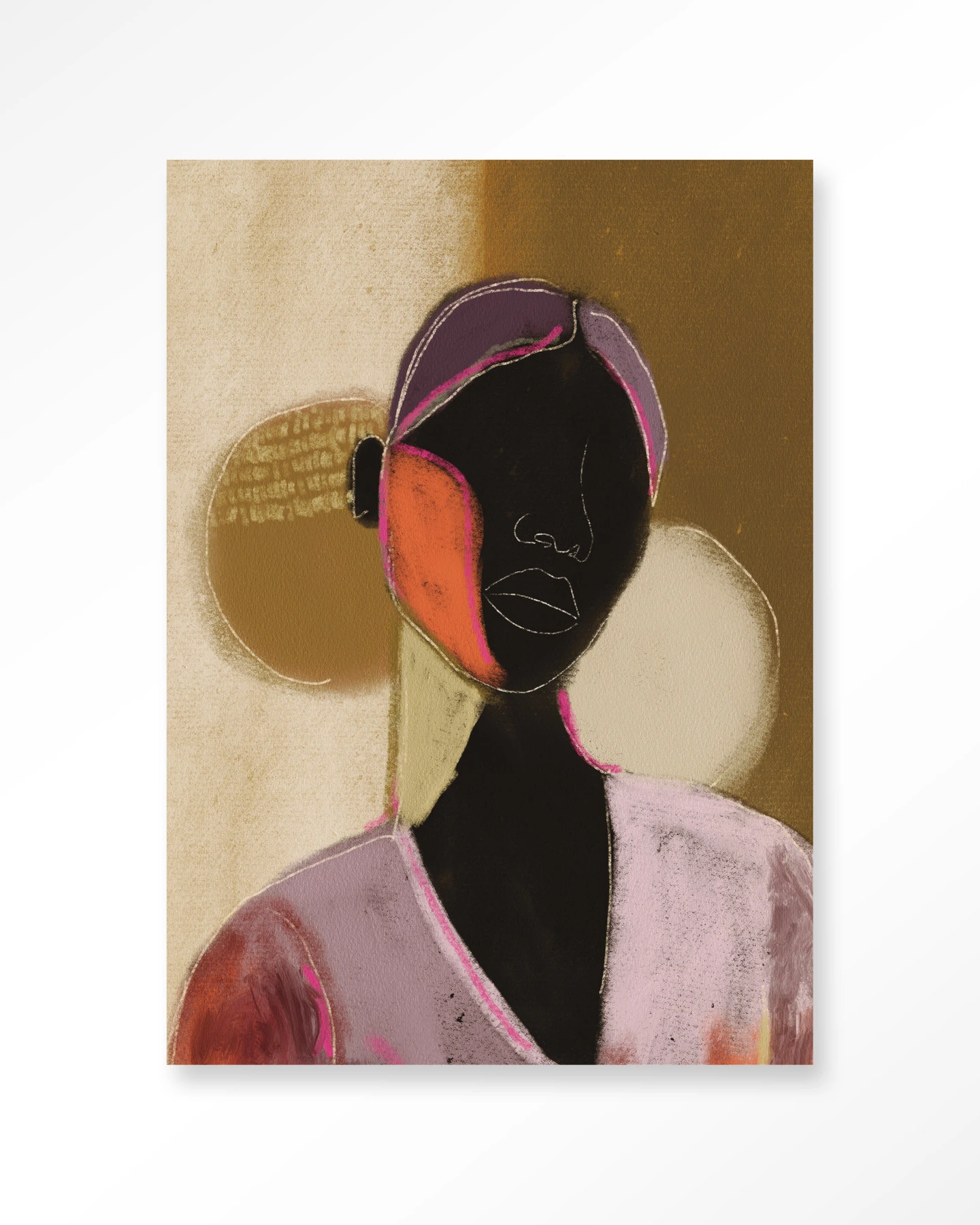 STEL ZELF SAMEN - Wanddeco Silhouette Lady 1 STEL ZELF SAMEN - Wanddeco Silhouette Lady 1