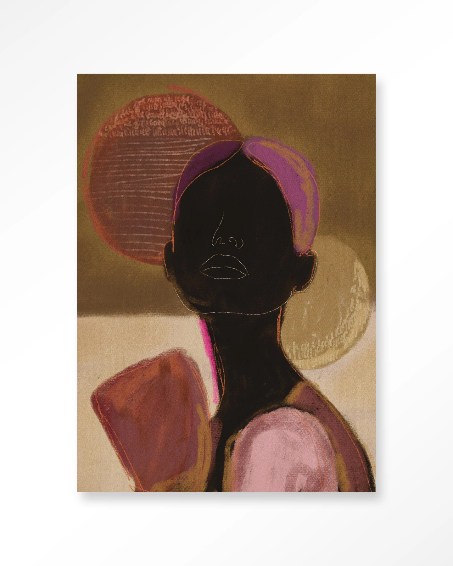 STEL ZELF SAMEN - Wanddeco Silhouette Lady 2 STEL ZELF SAMEN - Wanddeco Silhouette Lady 2