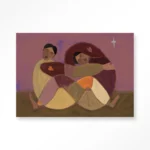 STEL ZELF SAMEN - Wanddeco Rolling Sisters