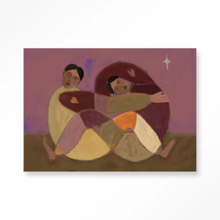 STEL ZELF SAMEN - Wanddeco Rolling Sisters