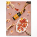 STEL ZELF SAMEN - Wanddeco Champagne And Icecreams