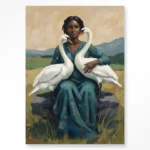 STEL ZELF SAMEN - Wanddeco Swan Mother