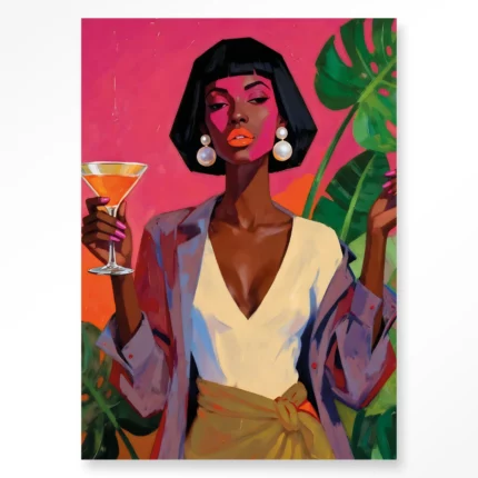 STEL ZELF SAMEN - Wanddeco Club Tropicana