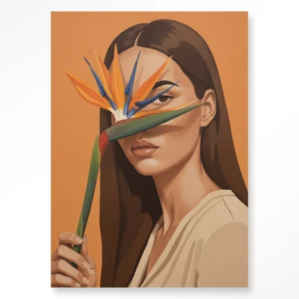 STEL ZELF SAMEN - Wanddeco Girl Of Paradise