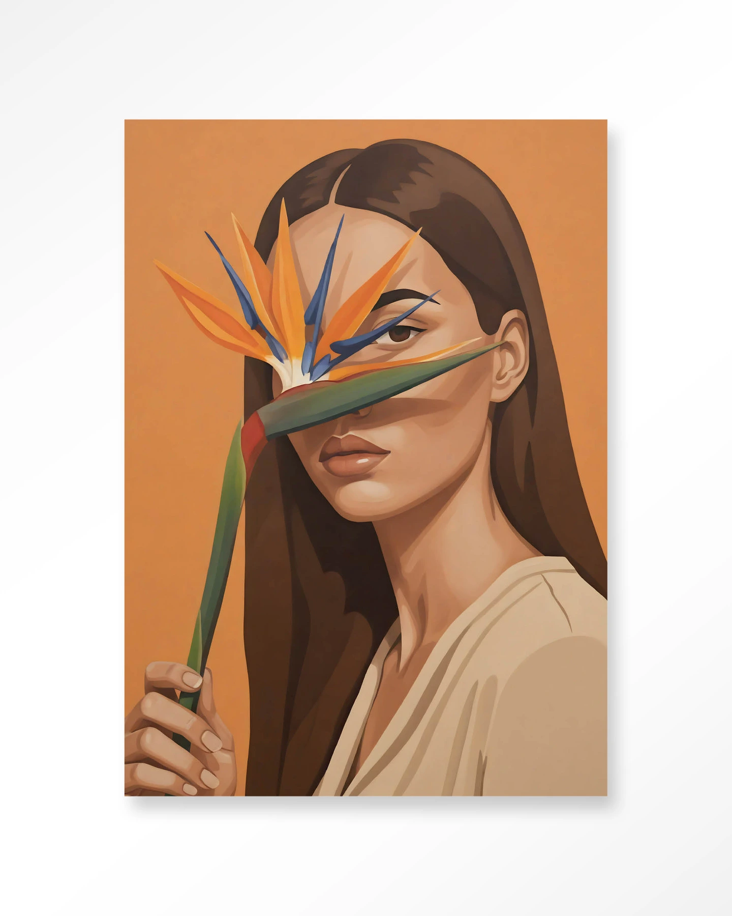 STEL ZELF SAMEN - Wanddeco Girl Of Paradise STEL ZELF SAMEN - Wanddeco Girl Of Paradise