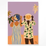 STEL ZELF SAMEN - Wanddeco Sun & Moon