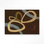 STEL ZELF SAMEN - Wanddeco Ring Of Abstraction Brown