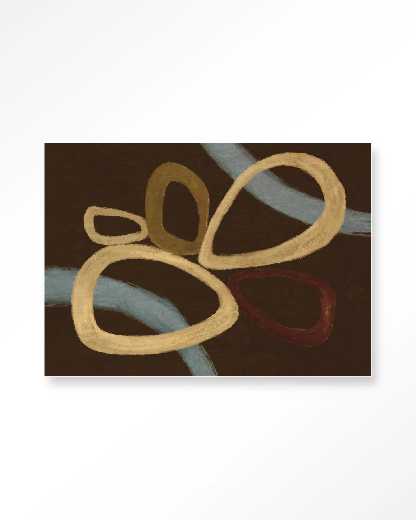 STEL ZELF SAMEN - Wanddeco Ring Of Abstraction Brown STEL ZELF SAMEN - Wanddeco Ring Of Abstraction Brown