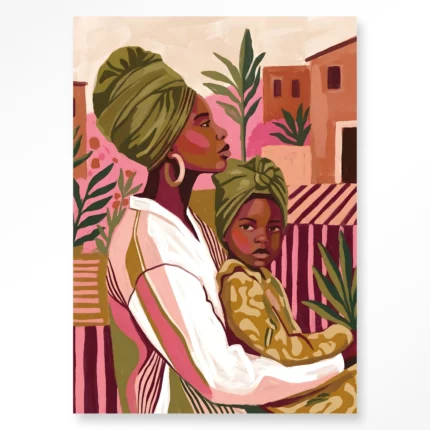 STEL ZELF SAMEN - Wanddeco Mother Love