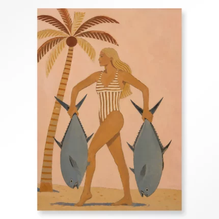 STEL ZELF SAMEN - Wanddeco Two Tuna