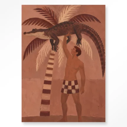 STEL ZELF SAMEN - Wanddeco Crocodile Weight