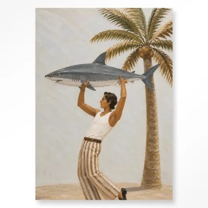 STEL ZELF SAMEN - Wanddeco Baby Shark